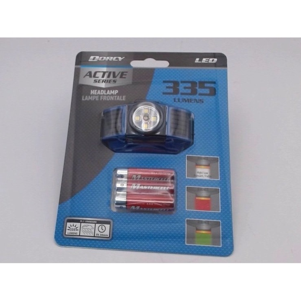 Dorcy 100-Lumen Weather Resistant LED Headlight with Adjustable Head Strap ,BNIB